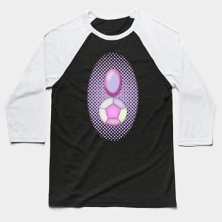 Rainbow Quartz Gem Baseball T-Shirt